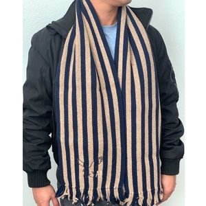 American Eagle striped woven scarf